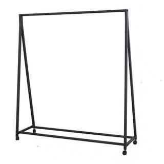 Iron clothing rack floor-to-ceiling shopping mall hanger with wheels clothing store shelf display rack clothes rack