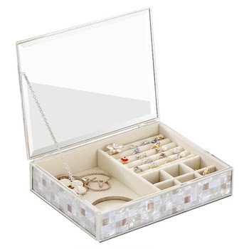High-end exquisite jewelry box ring storage box decorative box