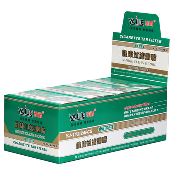 Yajue Yj Cigarette Holder Jy-112 Disposable Filter Beads with Triple Filtration, Pack of 240 Pieces