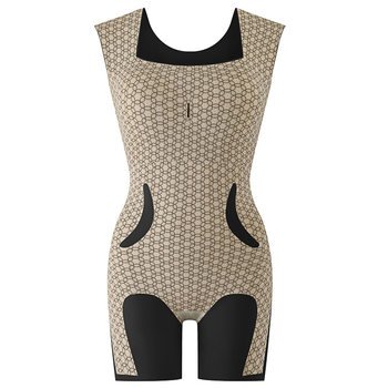 No bra sculpting garment after taking off without curling