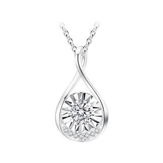 CRD Klai Emperor's smart diamond pendant female real diamond diamond white 18K gold diamond pendant genuine gift gift