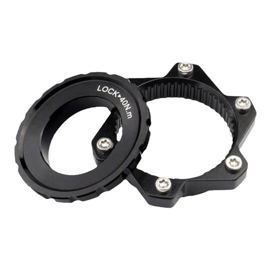 山地公路自行车中锁转六钉碟片转换座中央锁死花鼓转六钉刹车盘