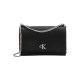 CK women's flap pebbled chain shoulder crossbody bag