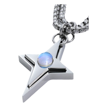 BJHG reckless four-pointed star titanium steel necklace trendy snake bone chain versatile design simple chain pendant accessories