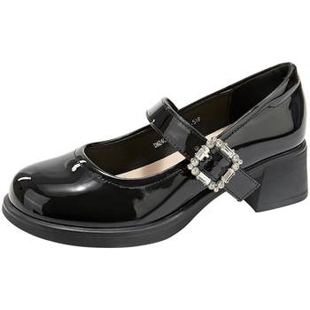 Mary jane shoes elegant fashionable block heel medium heel