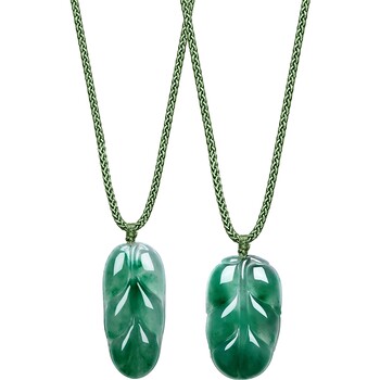 Saturday blessing african green ruyi leaf pendant pendant
