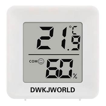 Dwkjworld indoor home baby room precision digital wall display mini thermometer d8150 units