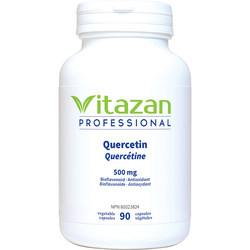 VITAZAN Canada ນຳເຂົ້າເຄື່ອງທຳຄວາມສະອາດ, ປ້ອງກັນປອດ, ຊ່ວຍຫາຍໃຈສຸຂະພາບ quercetin 500mg 90 capsules