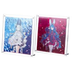 Fully transparent acrylic photo frame for color paper. Gumei display and storage. Multiple sizes can be customized.