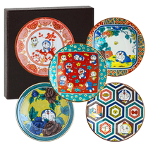 (Self-operated) Kutani-yaki Japanese imported ceramic tableware dessert plate dipping dish cabbage dish Japanese-style household