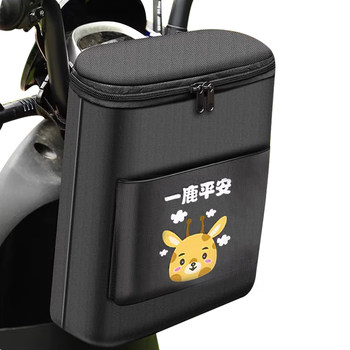 Electric vehicle front waterproof hanging bag with large capacity