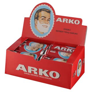 Türkiye arko shaving soap foam rich portable solid men's shaving cream 75g old style soap flavor