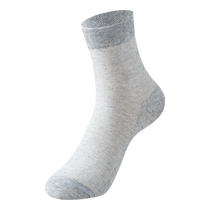 Chaussettes Maillage dété Hommes Thin Cage moyen Sox Désodorisant sueur de succion Chaussettes pour hommes Pure coton Guys Blanc noir long cylindre Long Sox