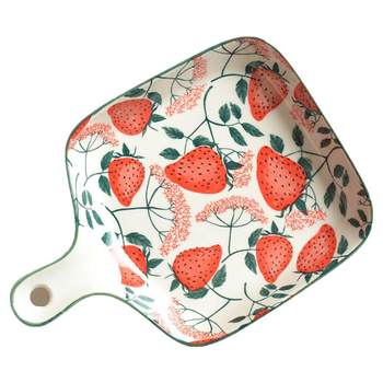 Nordic ins underglaze colored ceramic plate