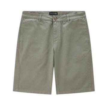 Giordano shorts men's summer new pure cotton woven pants split line mid-waist casual pants five-quarter pants 01104315