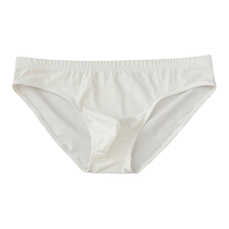 Simple skin-friendly one-piece cotton boys shorts breathable and comfortable large size underwear elastic sports U-convex briefs