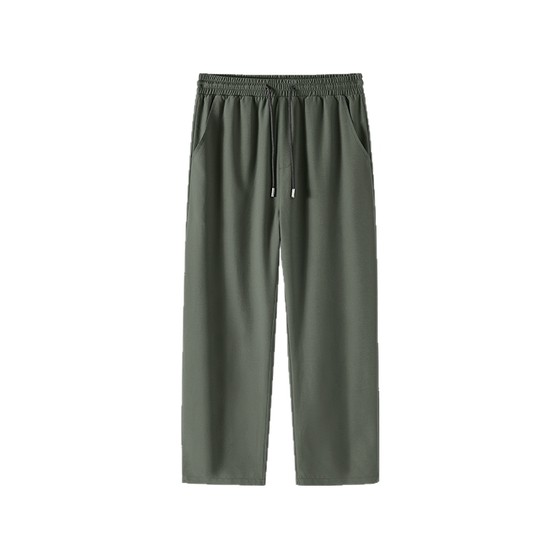 
Benny Road S/K Series Ice Silk Quick-Drying Pants Men's Summer Army Green Straight-Legged Casual Pants Sports Men's Pants A