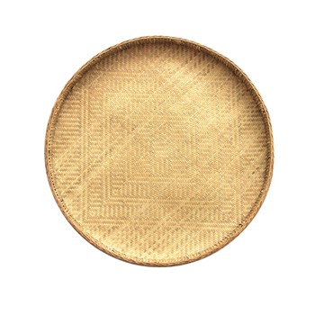 High-end free shipping collection display round winnowing pan