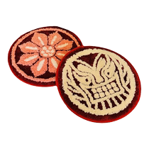 Six Dynasties Museum Cultural and Creative Six Dynasties tile tiles Lotus Lotus flocked cushion floor mat non-slip and moisture-proof home gift