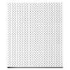 Metal perforated board custom-made punch-free styling wall thickened storage rack stainless steel white magnetic accessories wall
