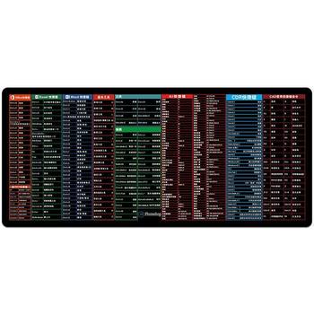 Extended and larger mouse pad office shortcut keys thickened large e-sports game computer desk pad Extended and larger mouse pad office shortcut keys thickened large e-sports game computer desk pad