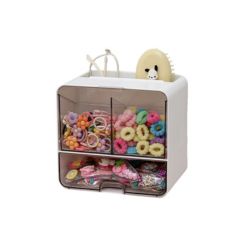 Children's hair accessories storage box wall hanging without punching large capacity