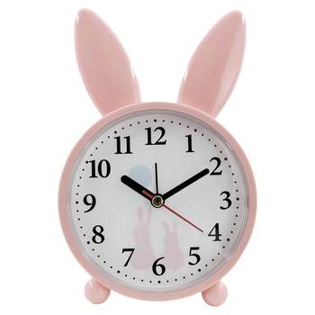 Student alarm clock children's simple fashion silent bedside bedroom wake up clock cute cartoon desk clock desk gift