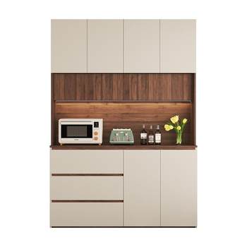 Retro style sideboard with large capacity and multi-function