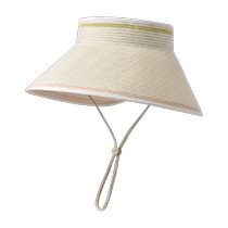 Kenmont Childrens Foldable Sunproof Empty Top Straw Hat Girl Heart UV Sun Hat 5-12 Years Old