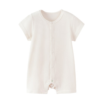 Babylove baby jumpsuit summer modal cool breathable pajamas short-sleeved baby romper summer clothing