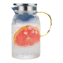 Cold kettle hammered dragon scale glass cold kettle juice kettle household multi-purpose explosion-proof large capacity kettle with handle