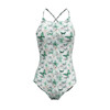 Swans little butterfly racing one-piece triangle swimsuit