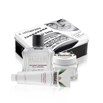(Self-operated) PRORASO mens shaving cream oatmeal scented aftershave three-piece set Chinese Valentines Day gift box