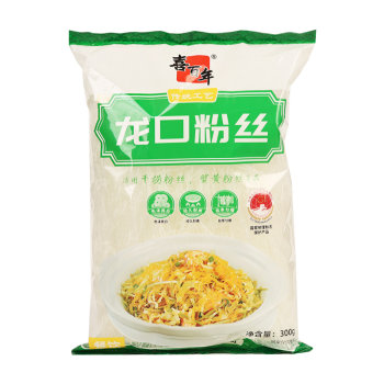 Xibainian Longkou Vermicelli 300g*40 Bags Whole Box Shandong Specialty Pea Rice Noodles Cold Dish Crab Roe Vermicelli