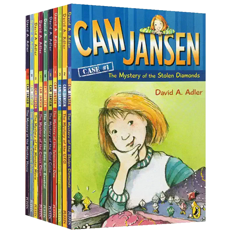 Cam Jansen英文原版小說英語教材偵探故事1-10套裝少女偵探簡森英文版