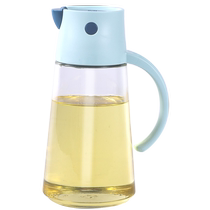 Carrot glass oil bottle oil bottle no oil leakage no oil hanging automatic opening and closing household soy sauce seasoning bottle anti-leakage oil tank