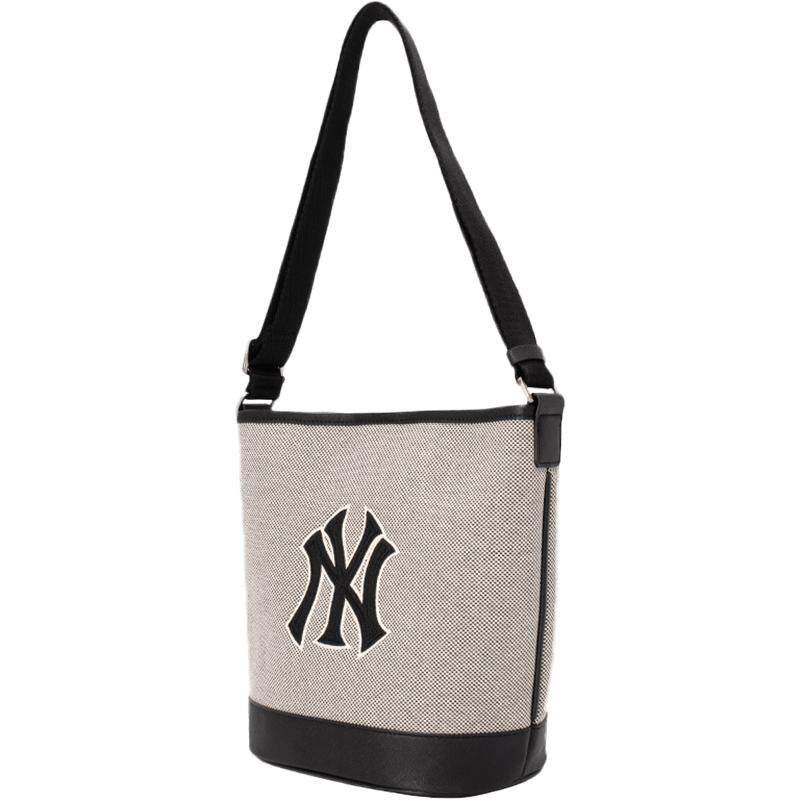 MLB shoulder bag for men and women, couple bucket bag, canvas bag, casual travel messenger bag, sports bag