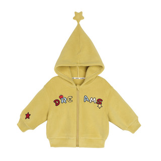 小O爸男婴童 宝宝秋冬季连帽外套2025新款帅气婴儿摇粒绒卫衣开衫