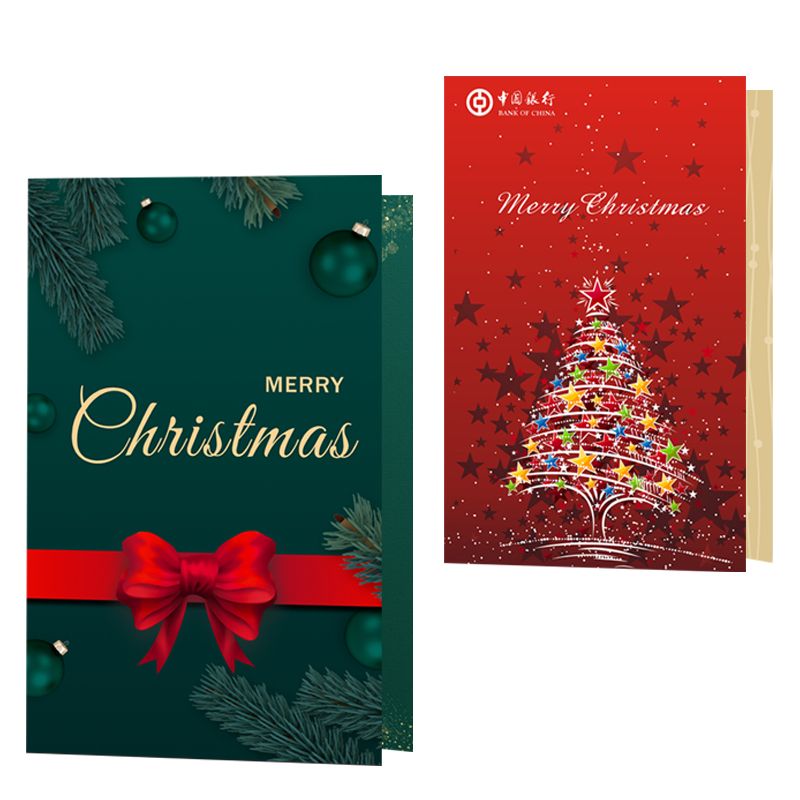 Christmas greeting cards custom handwritten cards free design