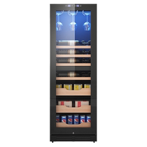 DWD wine cabinet constant temperature wine cabinet home ice bar red wine tea integrated cabinet dual temperature dual control wine cabinet refrigerated cabinet