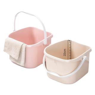 茶花泡脚桶塑料家用脚盆小腿洗脚桶儿童专用女士养生按摩加厚水桶