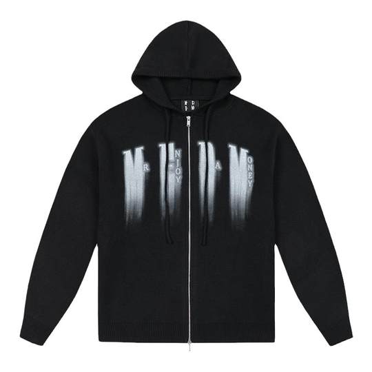 MEDM sweater cardigan cotton hooded basic printing