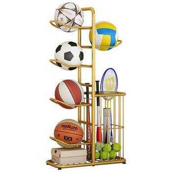 Basketball storage household indoor children's fitness equipment