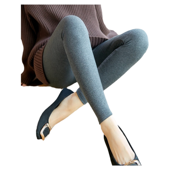 Leggings ສີ ຂີ້ ເຖົ່າ outerwear ແມ່ ຍິງ ບາງ ຍາວ johns ຝ້າຍ ບໍ ລິ ສຸດ