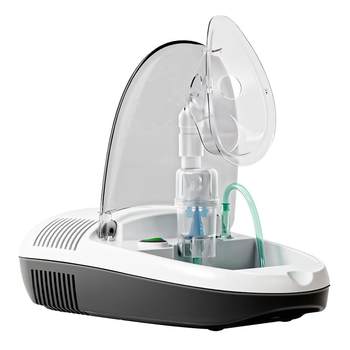 The same nebulizer from germany/treats upper and lower respiratory tract