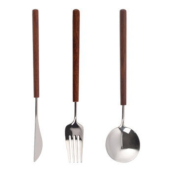 Blue lotus stainless steel western food fork