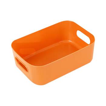 Dormitory desktop storage box plastic household storage basket
