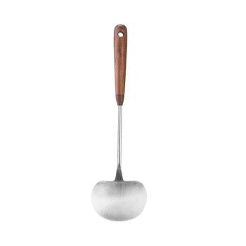 Shuke walnut handle stainless steel mushroom spatula