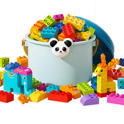 Mengqidian children's large particle building blocks assembly baby 3 to 6 years old three-dimensional puzzle 2 boys 4 girls educational toys