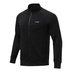 Li Ning Jacket Men's Autumn Fitness Series Cardigan Long Sleeve Jacket Stand Collar Knitted Sportswear AWDR465